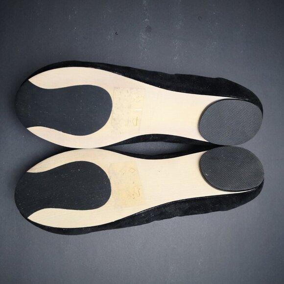 Call It Spring Ladies Size 39 (8.5 US) Black Faux Suede Flats - Picture 7 of 10